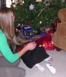 We sent the little ones to fetch gifts from under the tree!